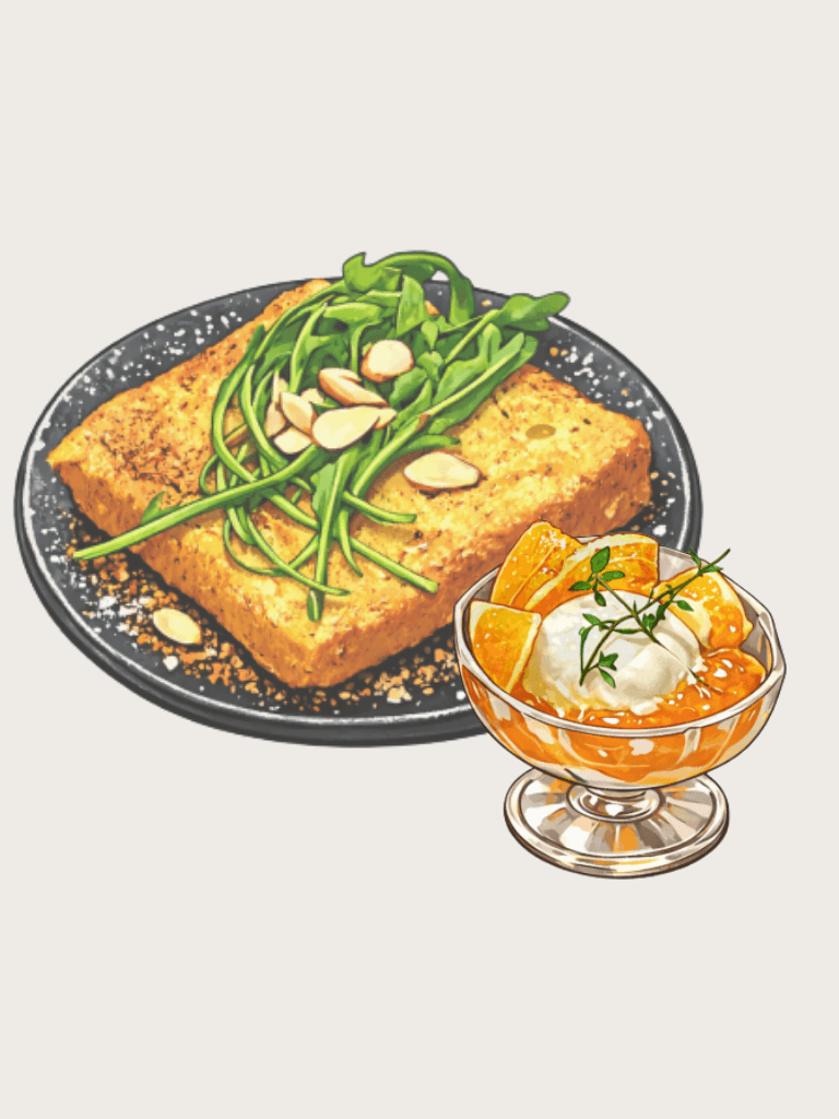 바닐라 프렌치 토스트 ver.2